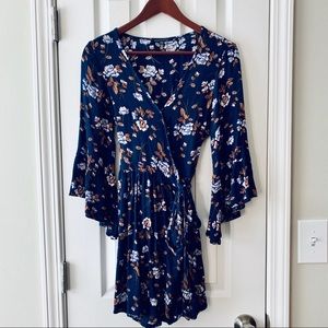 AE Floral Wrap Dress